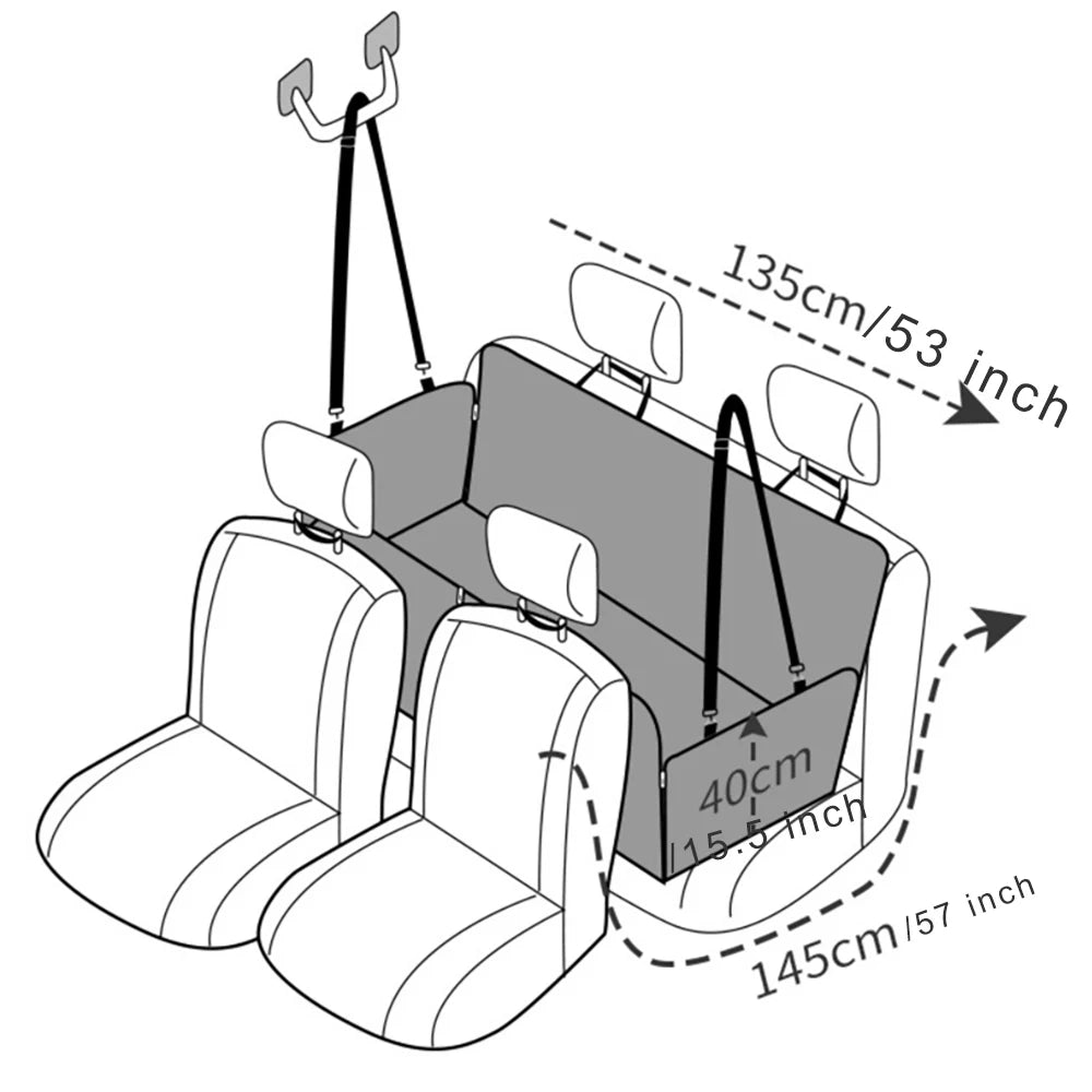 Housse voiture chien