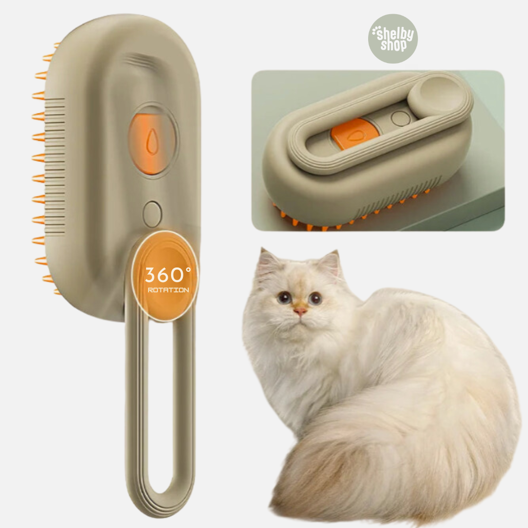 Brosse à vapeur pour chien